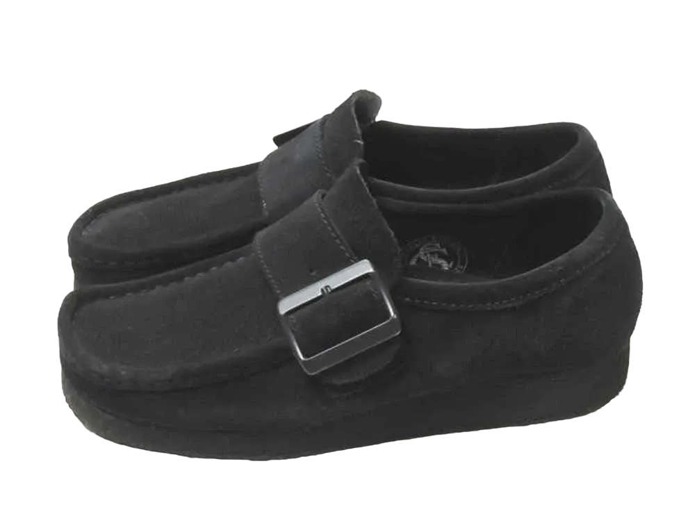 ユナイテッドアローズ × クラークス ワラビーモンク "ブラック"