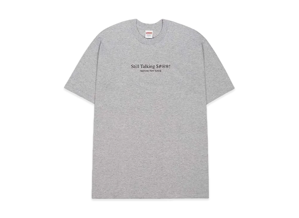 Supreme Still Talking Tee "Heather Grey"