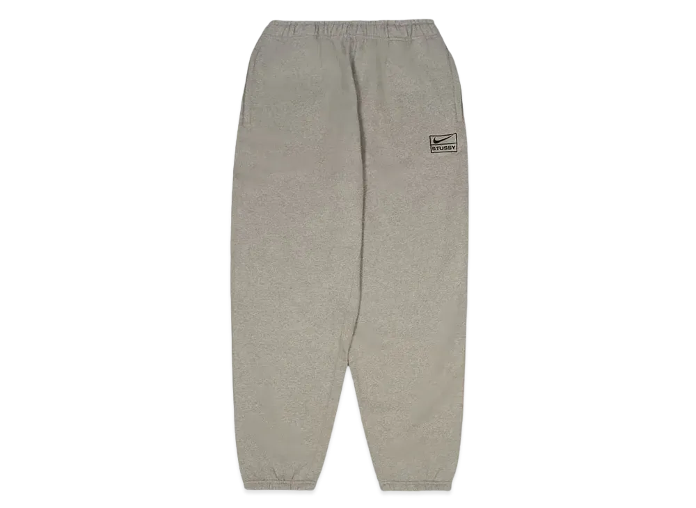 Stussy × Nike NRG Washed Fleece Pant (Asia Size) "Grey" DJ9491-063