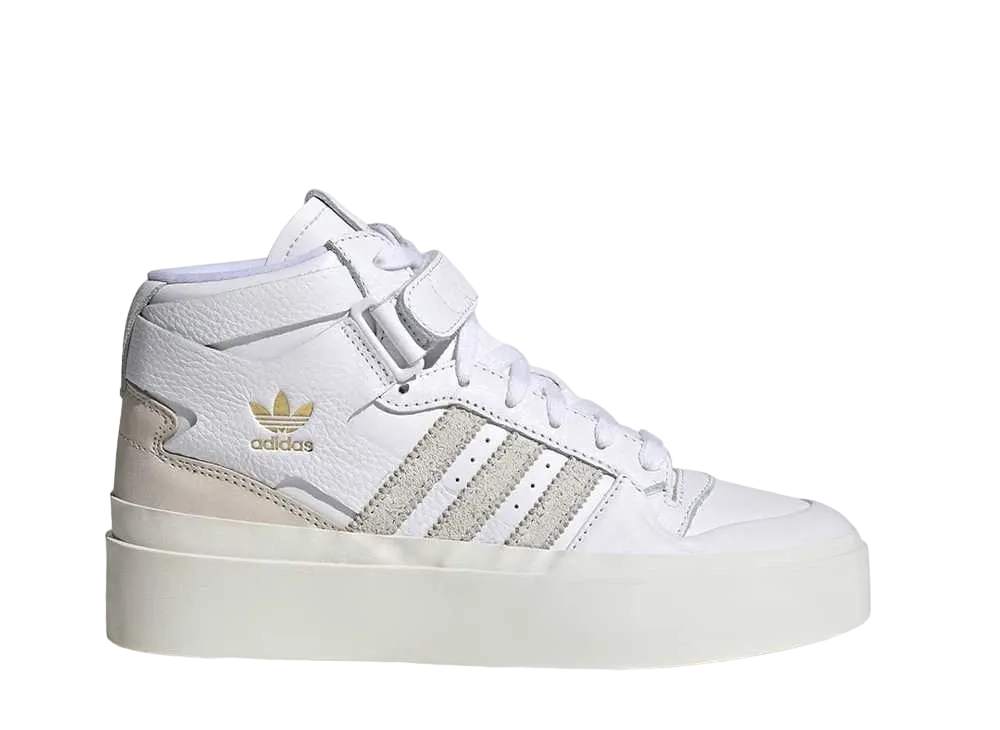 adidas Women's Forum Bonega Mid "Cloud White Orbit Grey Bliss"