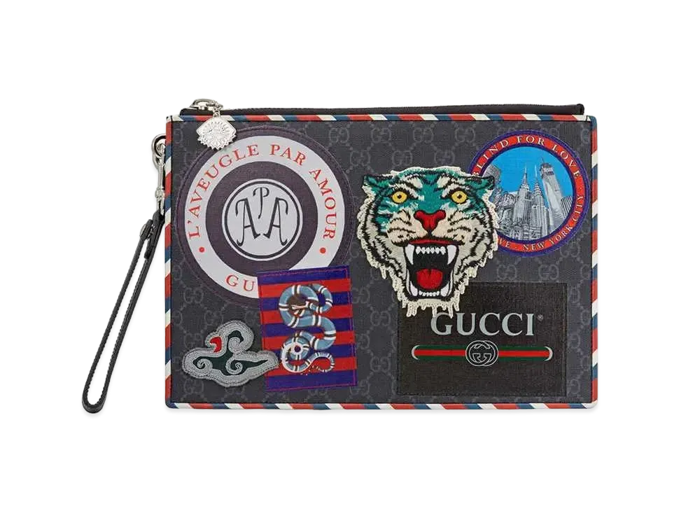 GUCCI グッチ ケース ナイトクーリエ GUCCI グッチ 財布 ナイトクーリエGGスプリームラウンド財布