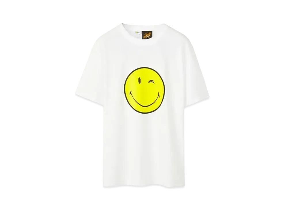 ロエベ パウラズ イビザ 2020 フューチャリング スマイリーワールド Tシャツ 日本限定 "ホワイト"