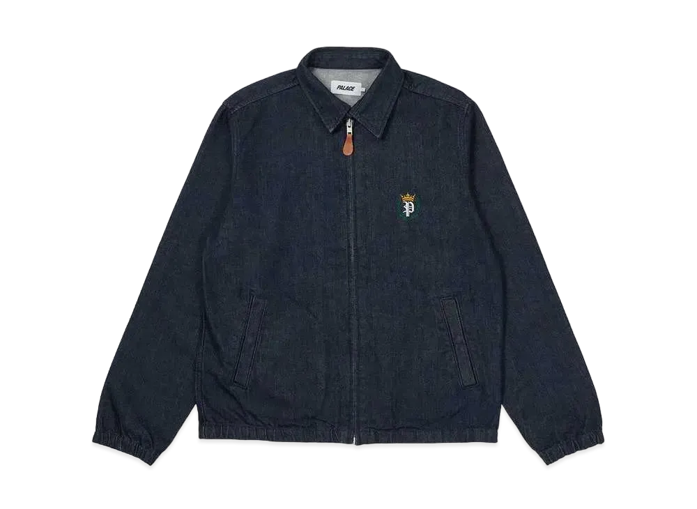 PALACE WASHED DENIM HARRINGTON "Navy"
