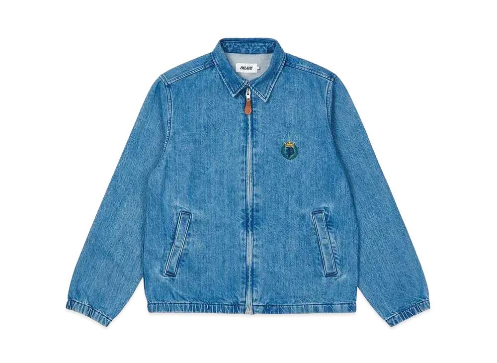 PALACE WASHED DENIM HARRINGTON "Stone Wash"