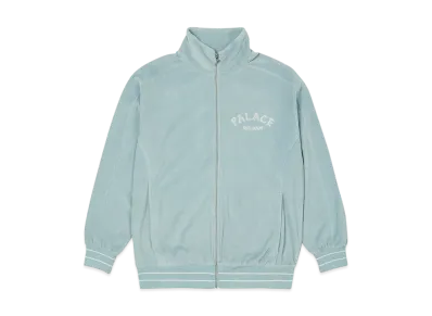 PALACE GALORE VELOUR TRACK TOP "Light Blue"