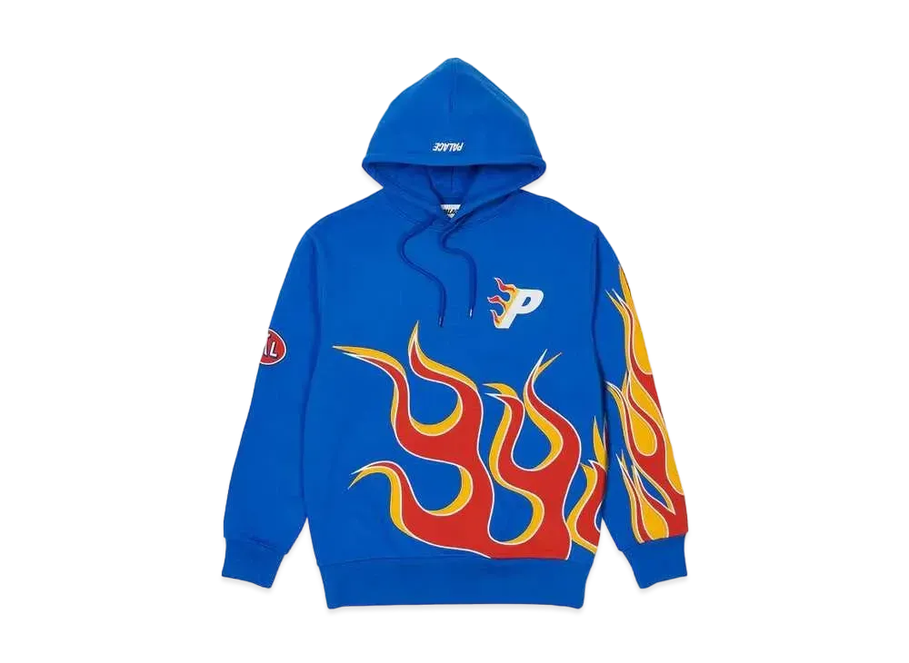 PALACE FLAME HOOD "Blue"