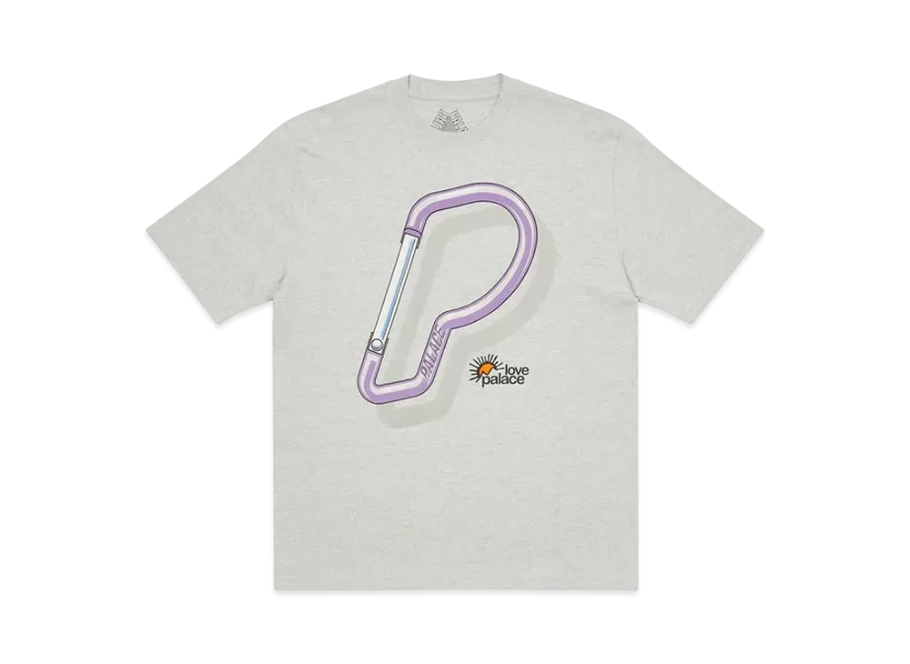 PALACE IT'S THE CLIMB T-SHIRT "Grey Marl"