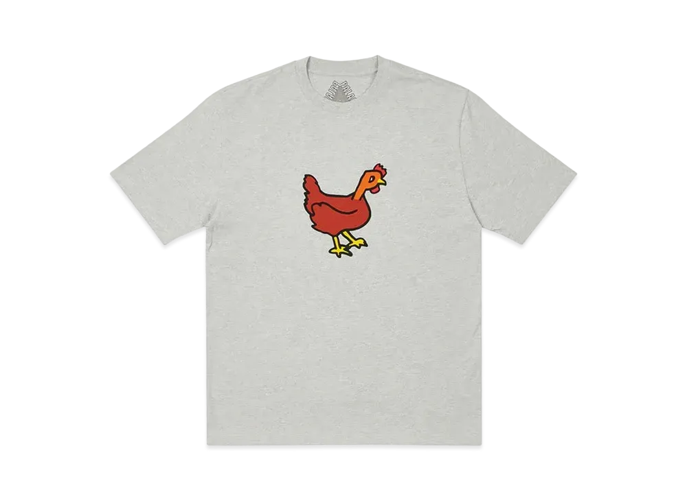 PALACE CLUCKING T-SHIRT "Grey Marl"