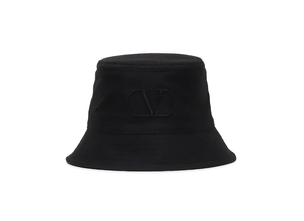 Valentino Logo Bucket Hat "Black"