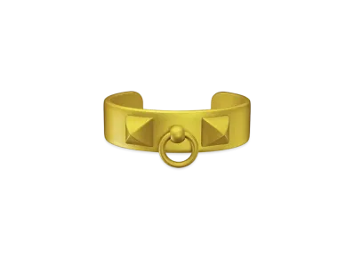 Hermes Medor Aluminium Sunset Bracelet "Jaune Soleil"