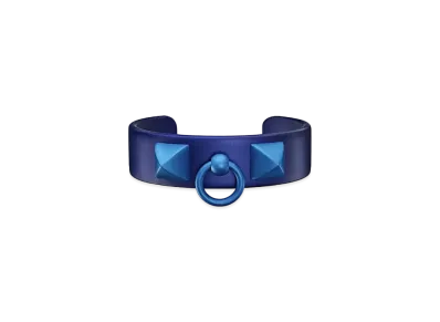 Hermes Medor Aluminium Sunset Bracelet "Bleu Encre/Bleu Egee"