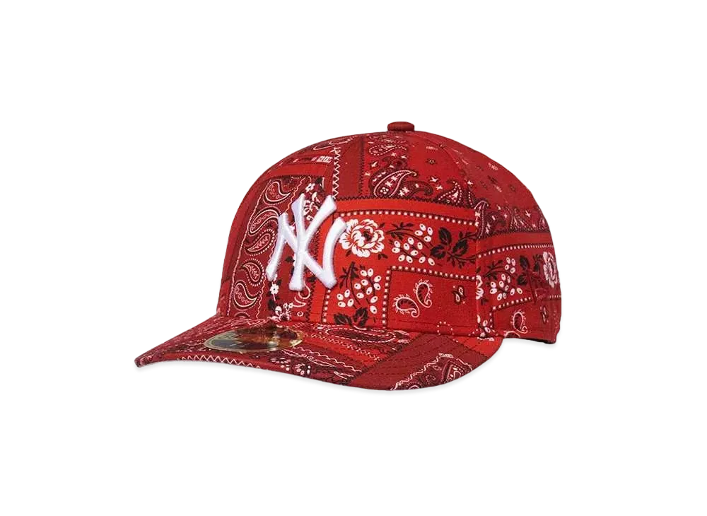 KITH × NEW ERA Yankees Deconstructed Bandana Low Profile "Pyre"