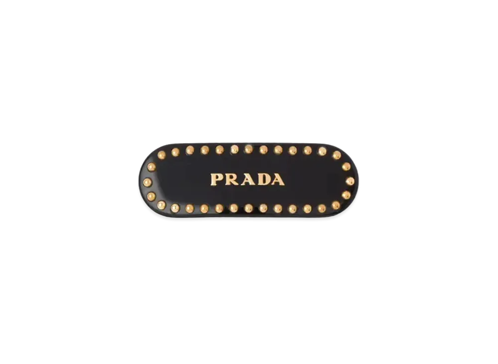 PRADA Plex Hair Clip "Black"