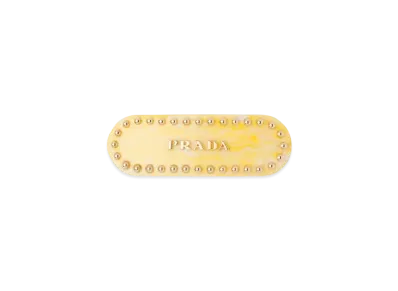 PRADA Plex Hair Clip "Sunny Yellow"