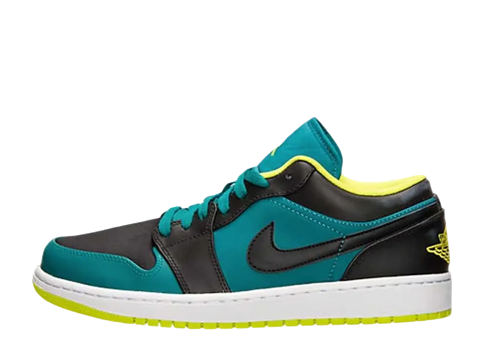 ナイキ エアジョーダン1 ロー  "ラッシュ ティール/ヴェノム グリーン ブラック"