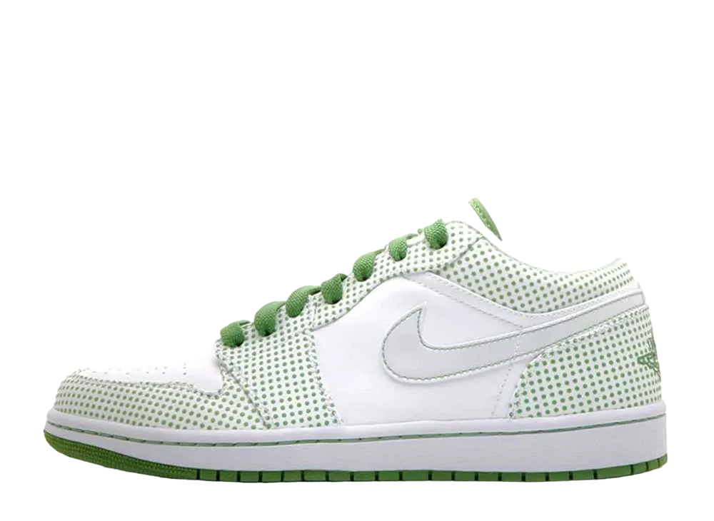 ナイキ エアジョーダン1 ファット ロー "ポルカ ドット ホワイト クロロフィル"