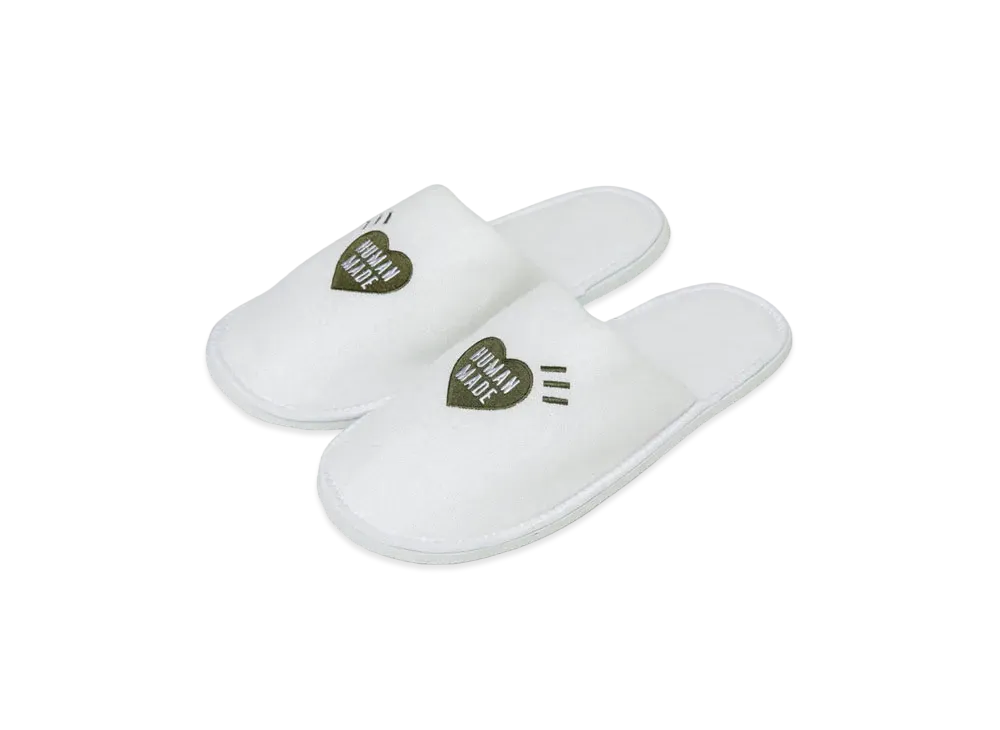 HUMAN MADE HOUSEWARE ROOM SLIPPERS "Olive Drab"