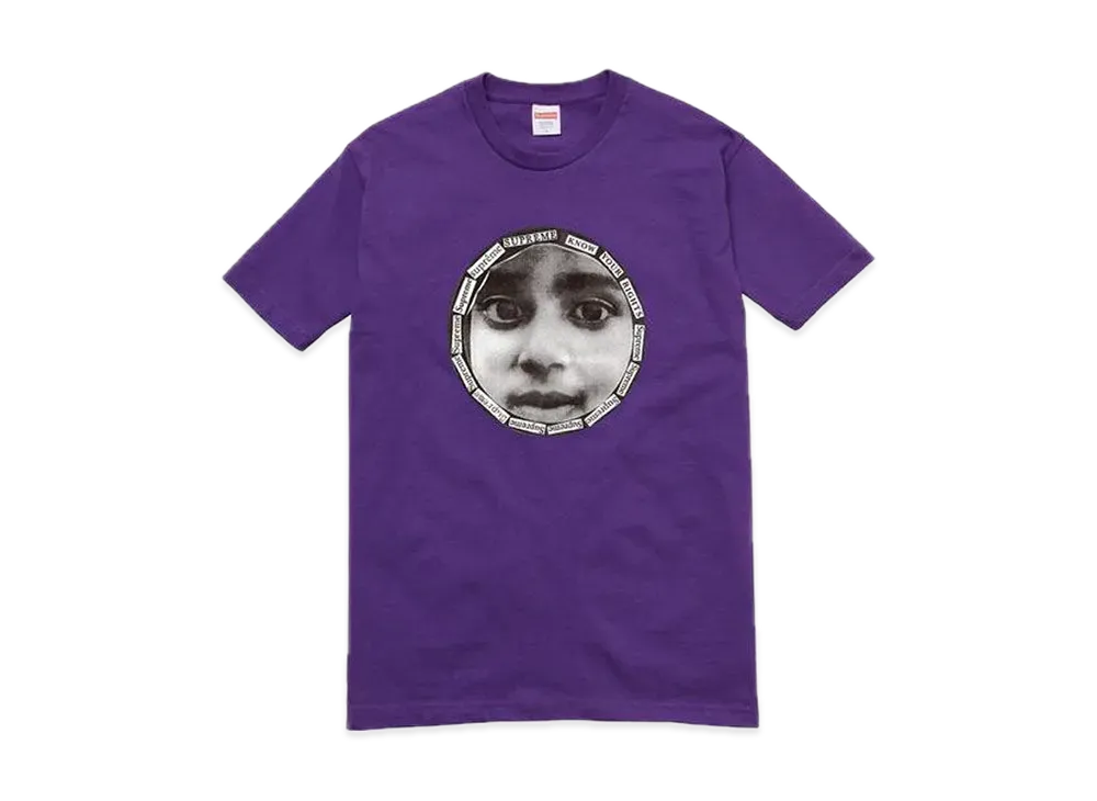 Supreme Know Your Rights Tee "Purple"