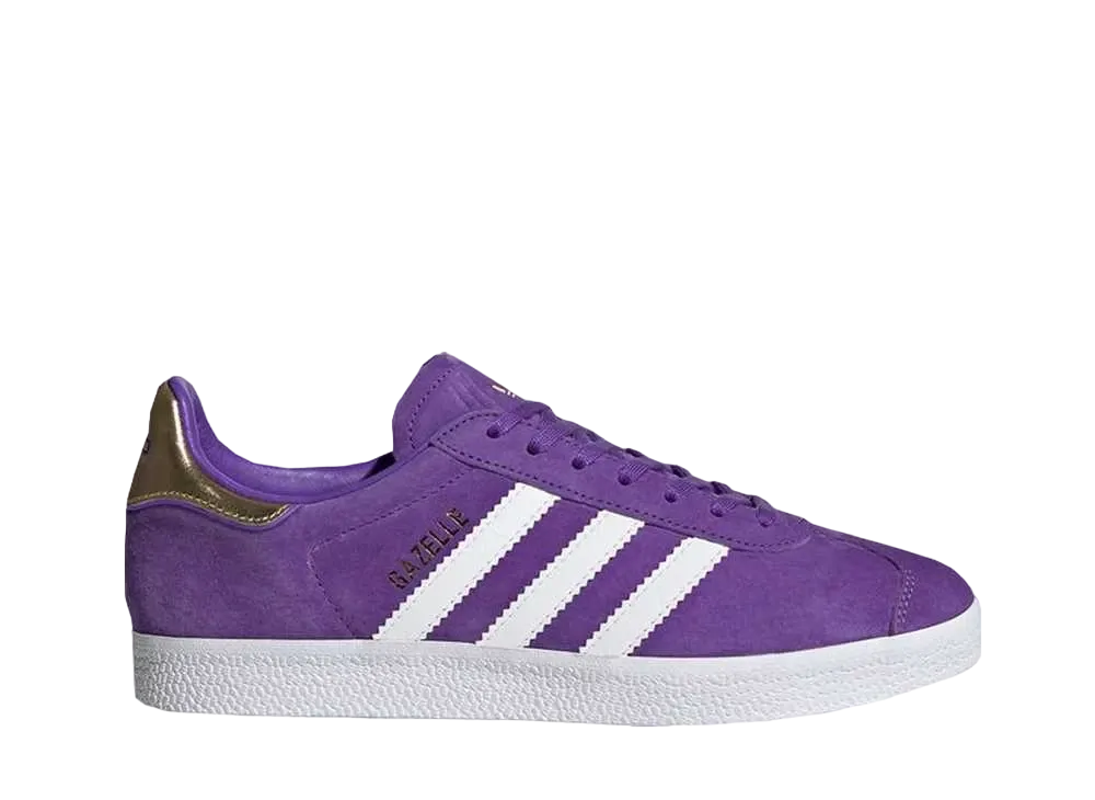 アディダス ウィメンズ ガゼル TfL エリザベス ライン "カレッジエイト パープル/ゴールド メタリック"