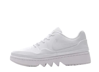 Nike Women's Air Jordan 1 Jester XX Low Laced "Triple White"