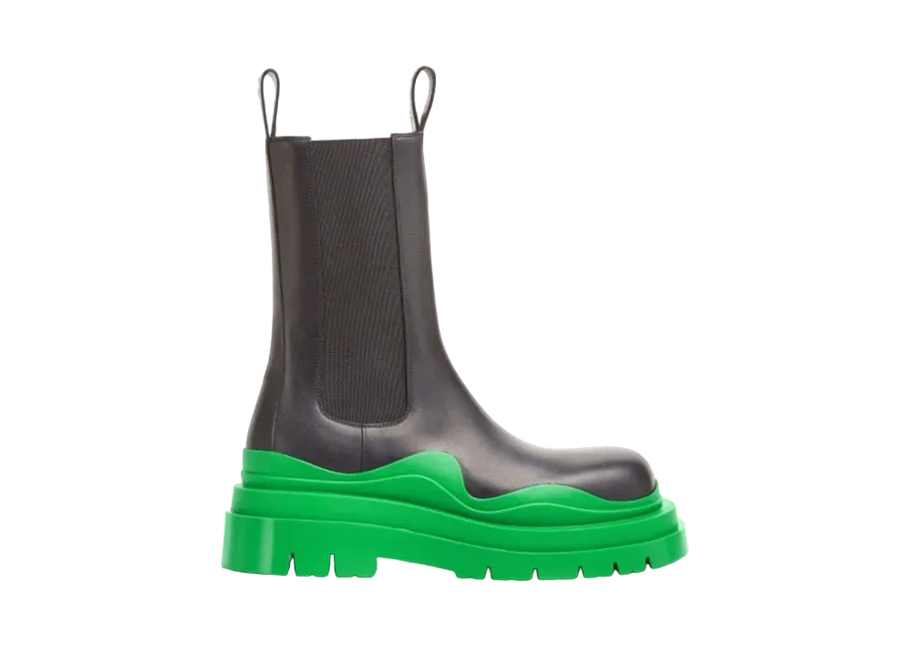 Bottega Veneta Tire "Black/Grass"