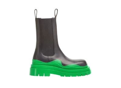 Bottega Veneta Tire "Black/Grass"