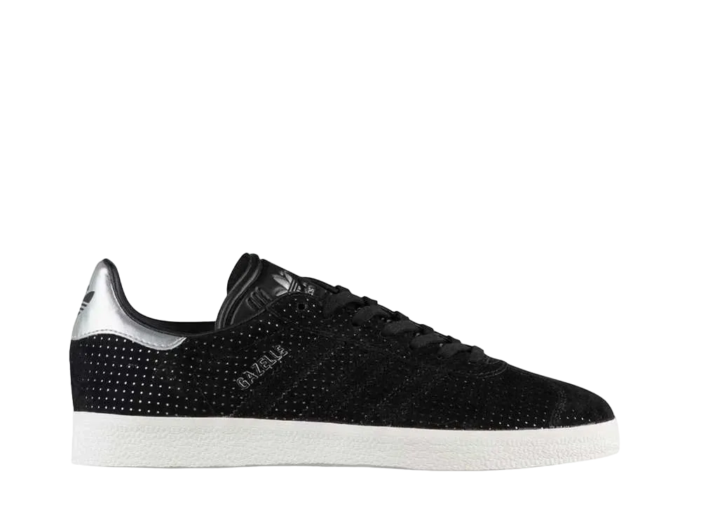 adidas Women's Gazelle "Core Black Silver Metallic"