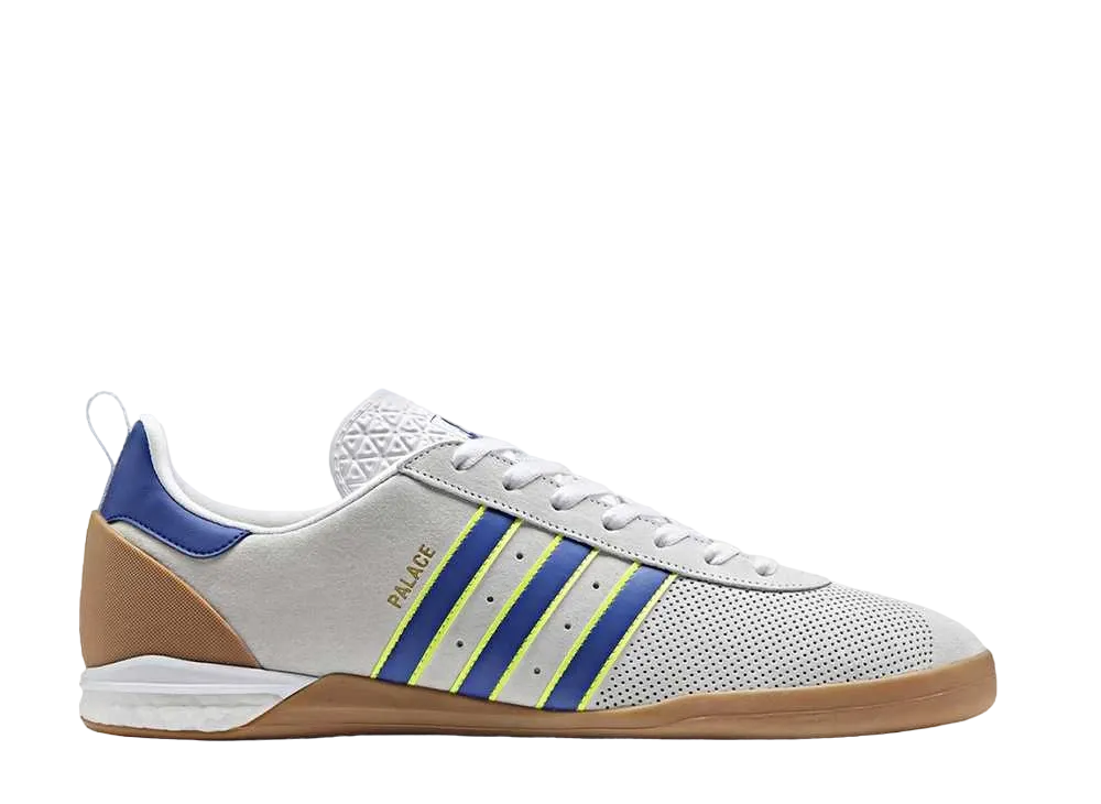 パレス × アディダス インドア "ホワイト ボールド ブルー"
