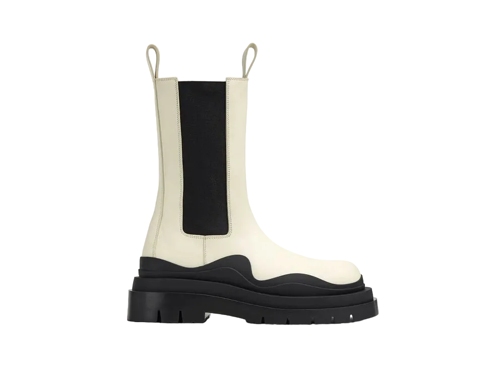 Bottega Veneta Tire "Sea Salt/Black"