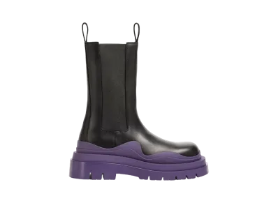 Bottega Veneta Tire "Black/Plum"