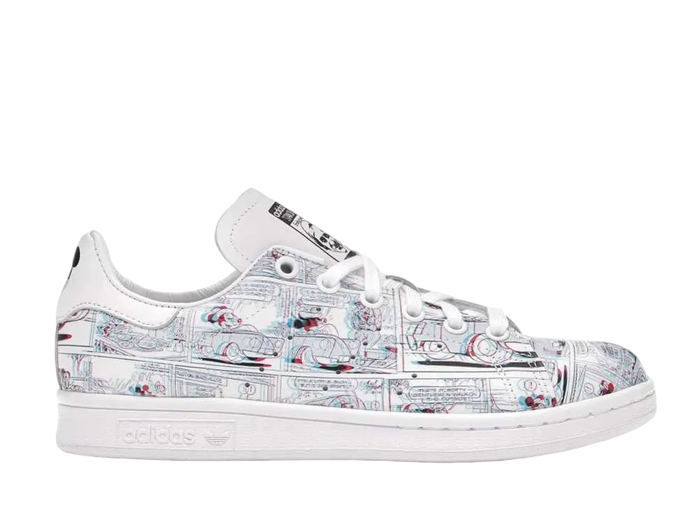 Mickey Mouse × adidas Stan Smith 3D "Cloud White"