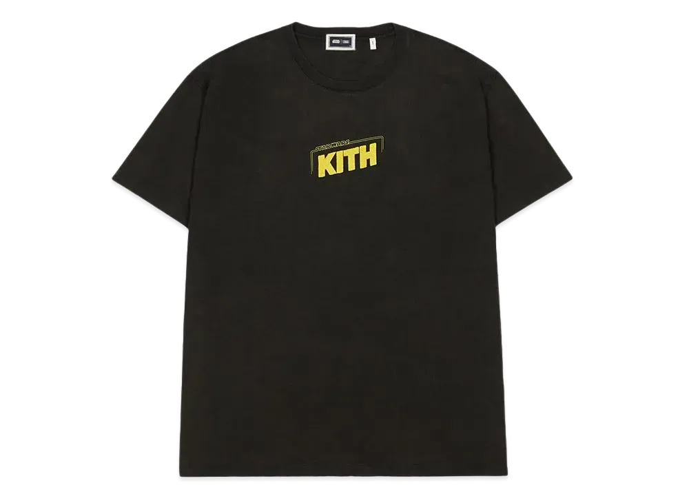 Kith Star Wars Credits Vintage Tee "Black"