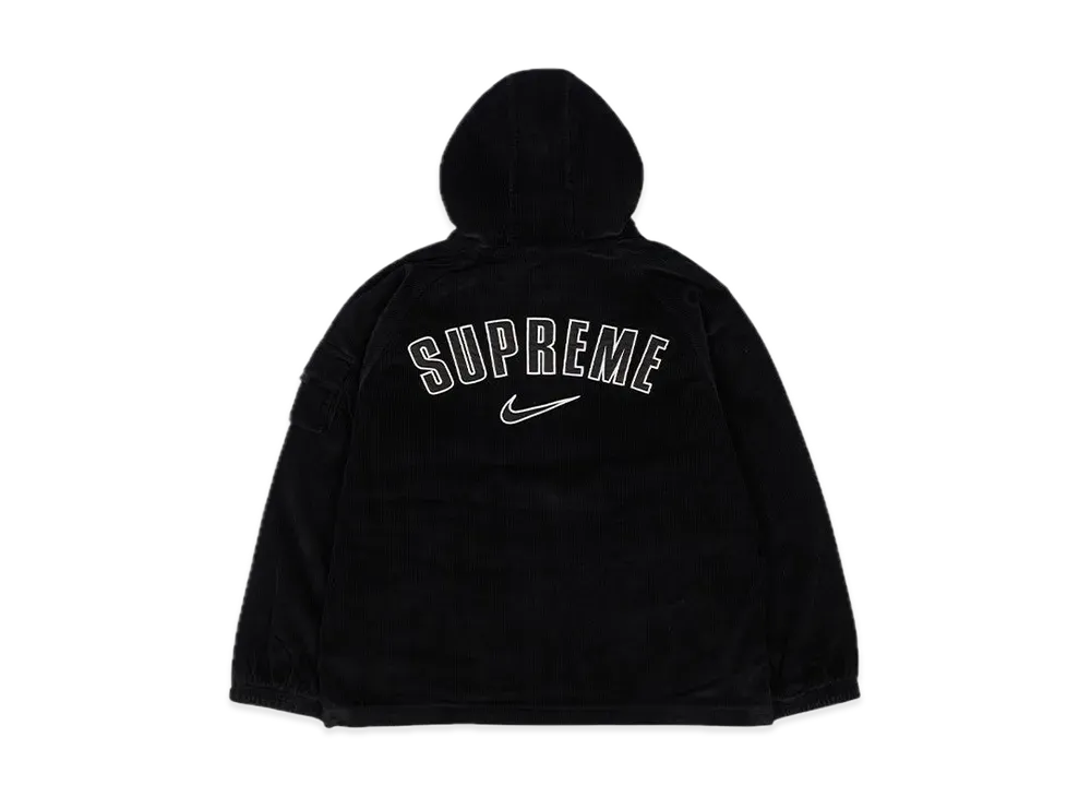 Supreme / Nike Arc Corduroy Hooded Jacket "Black"