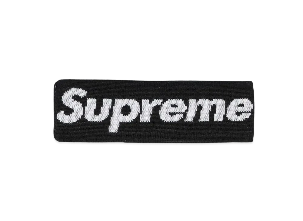 Supreme / New Era® Big Logo Headband "Black"