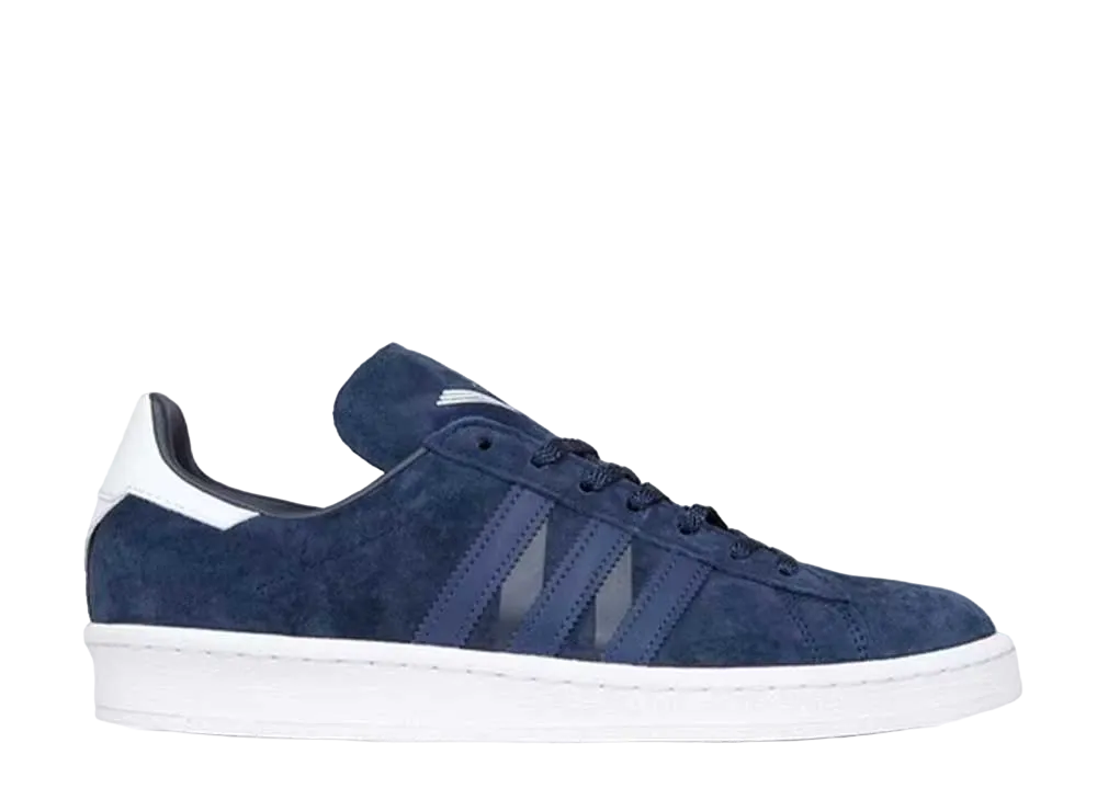 ホワイト マウンテニアリング × アディダス キャンパス 80s "カレッジエイト ネイビー"