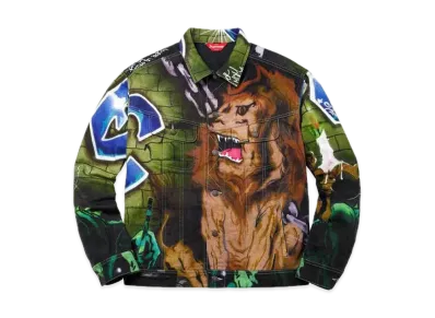 Supreme Lion's Den Denim Trucker Jacket "Multi"