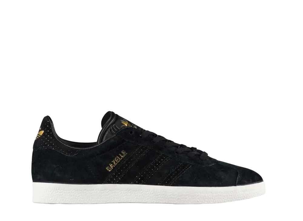 アディダス ウィメンズ ガゼル "コア ブラック ゴールド メタリック"