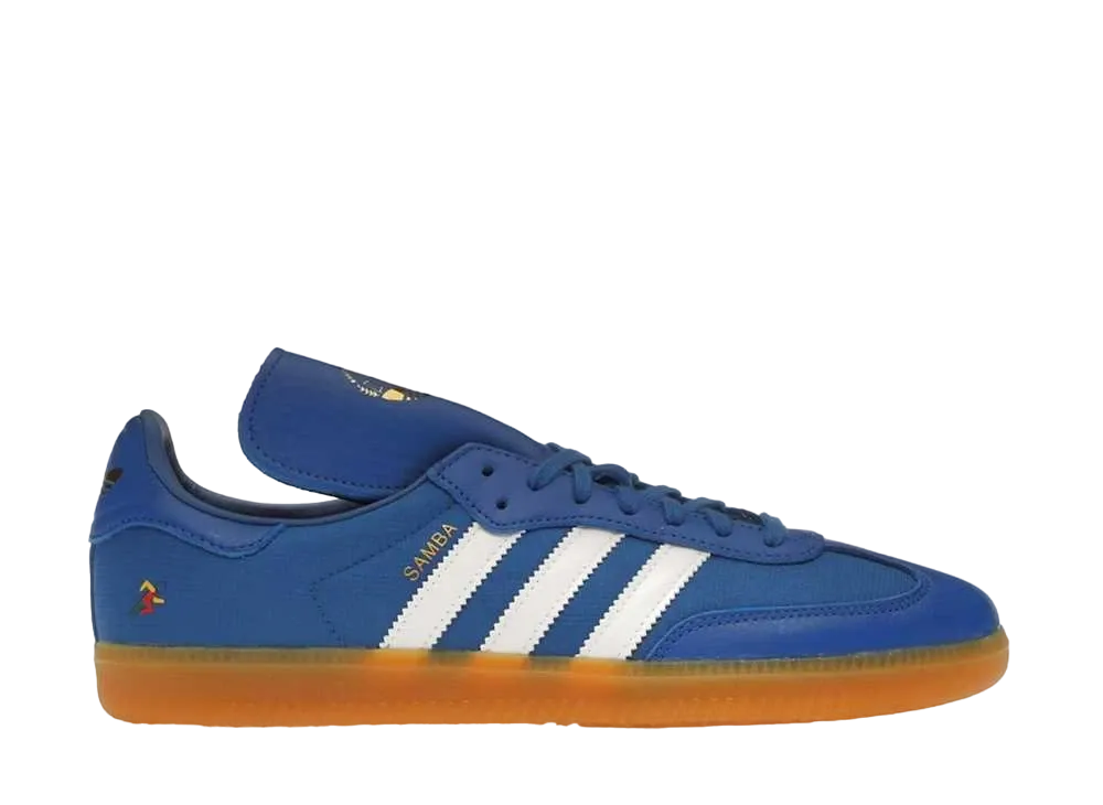 Oyster Holdings × adidas Samba OG "Blue/Cloud White/Gold Metallic"