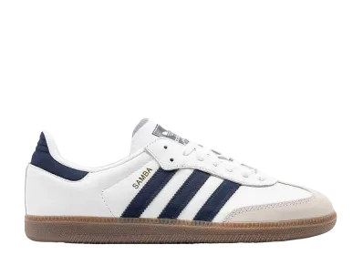 adidas Samba OG "Cloud White/Collegiate Navy"