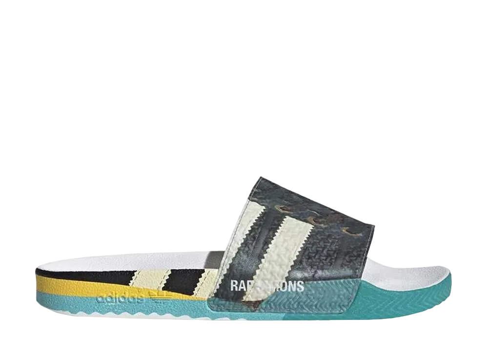 adidas Samba Adilette Raf Simons "Core Black/Bright Blue"