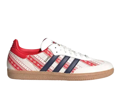adidas Samba Vegan "Christmas/Cloud White/Vivid Red"