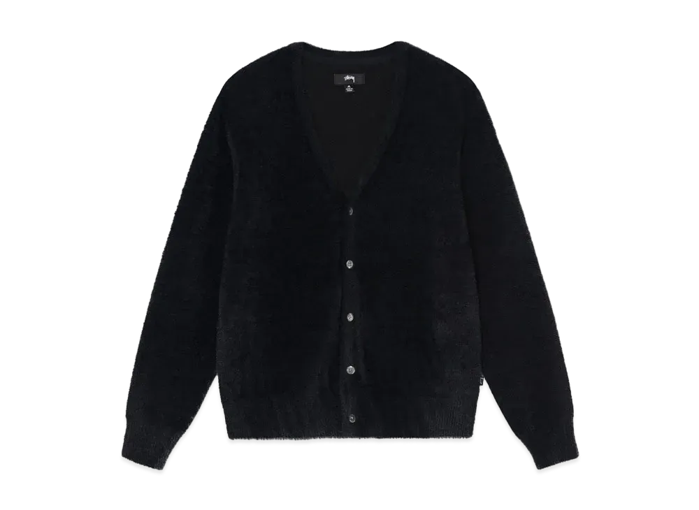 Stussy Shaggy Cardigan "Black"