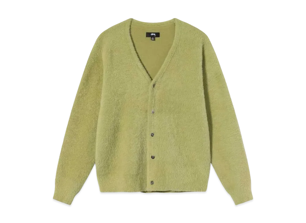 Stussy Shaggy Cardigan "Lime"