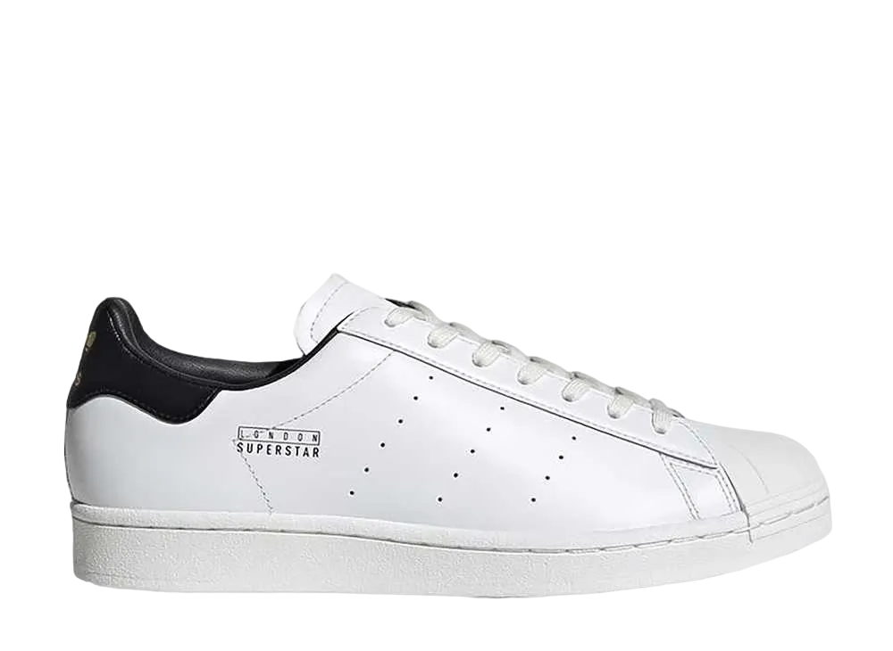 アディダス スーパースター ピュア ロンドン "フットウェアホワイト/コアブラック/ゴールドメタリック"