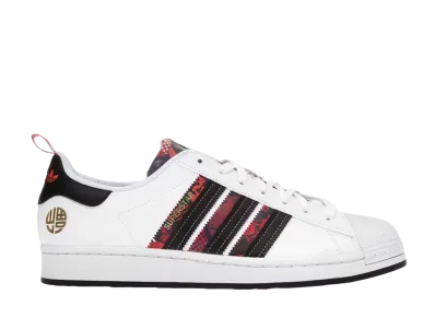adidas Superstar Chinese New Year "Cloud White/Core Black-Scarlet"(2021)