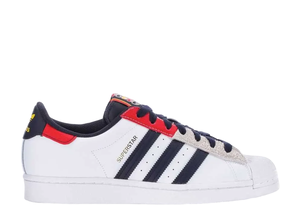adidas Superstar "Legend Ink Red"