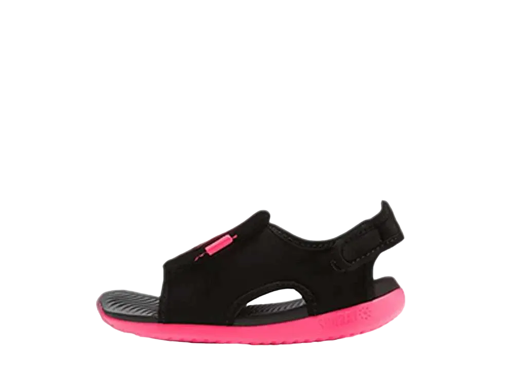 ナイキ TD サンレイ アジャスト 5 V2 "ブラック/レーサーピンク"(キッズ)