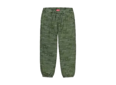 Supreme Dimensions Logo Denim Skate Pant "Green"