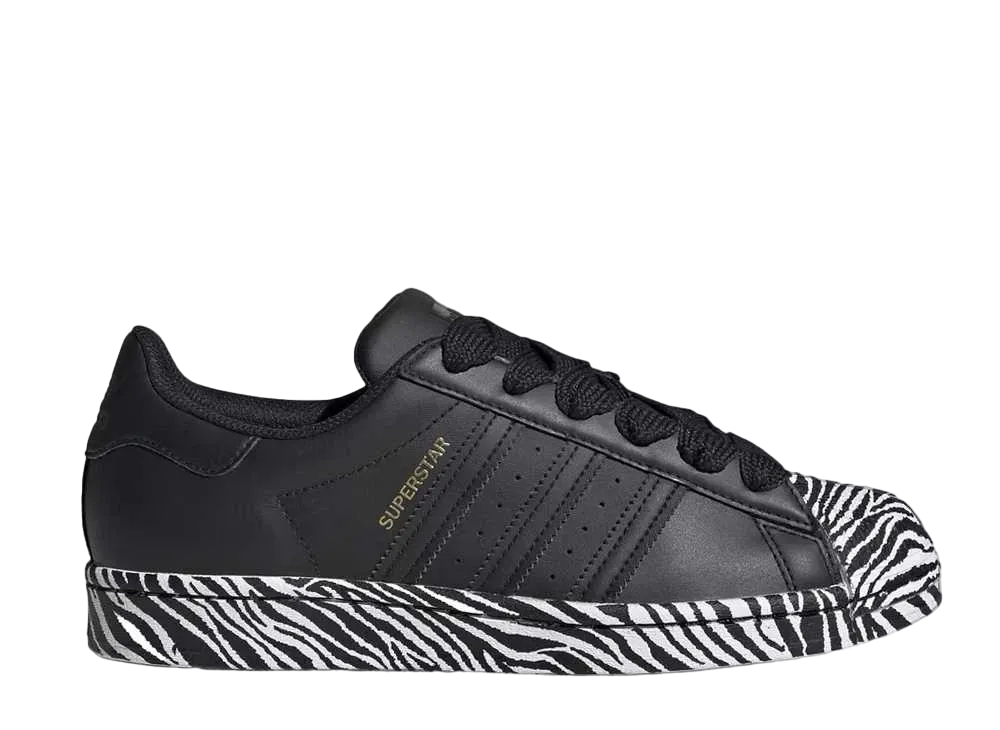 adidas Women's Superstar "Zebra Print"