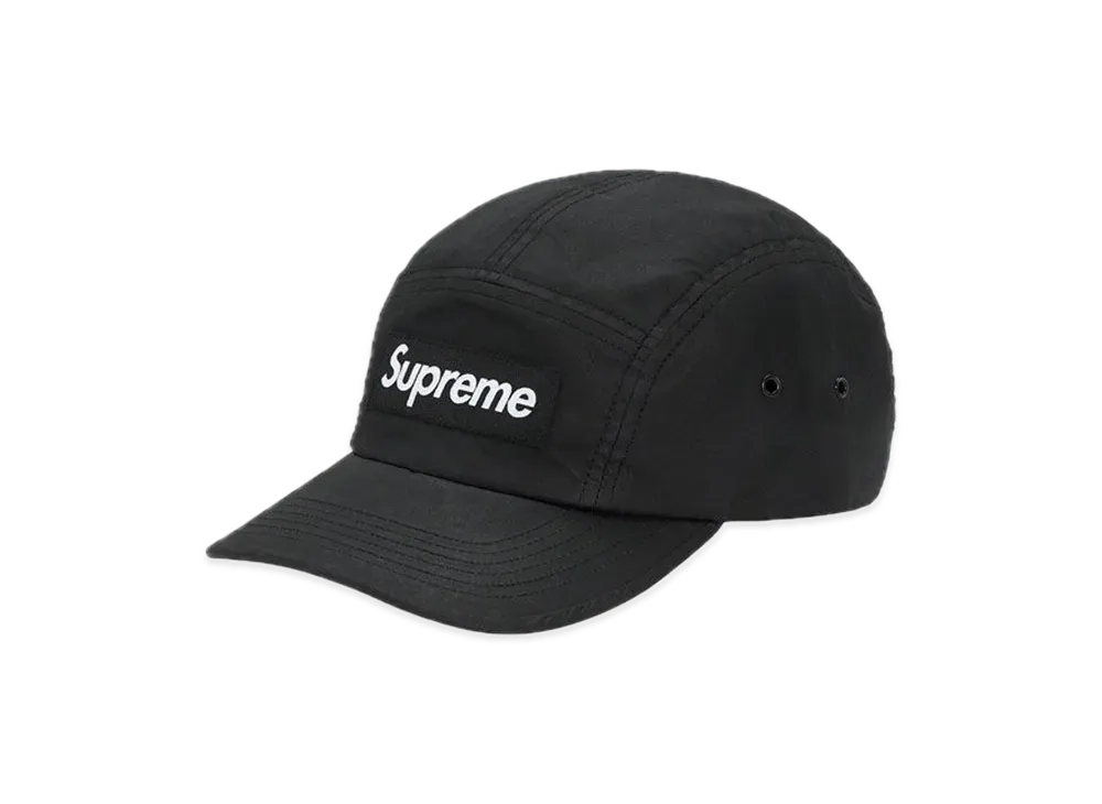 Supreme Barbour Waxed Cotton Camp Cap "Black"
